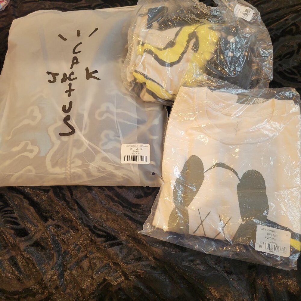 Travis scott, fragment, kaws